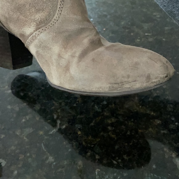 Ash Jalouse Suede/Leather Booties - Picture 5 of 8